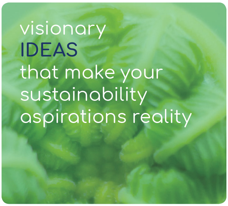 Visionary IDEAS that make your sustainability aspirations reality
